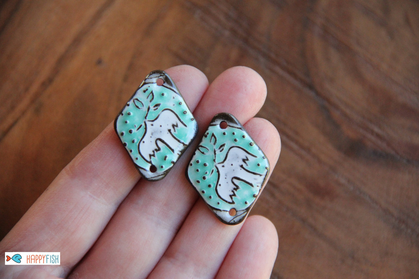 PEACE DOVE ceramic CONNECTORS