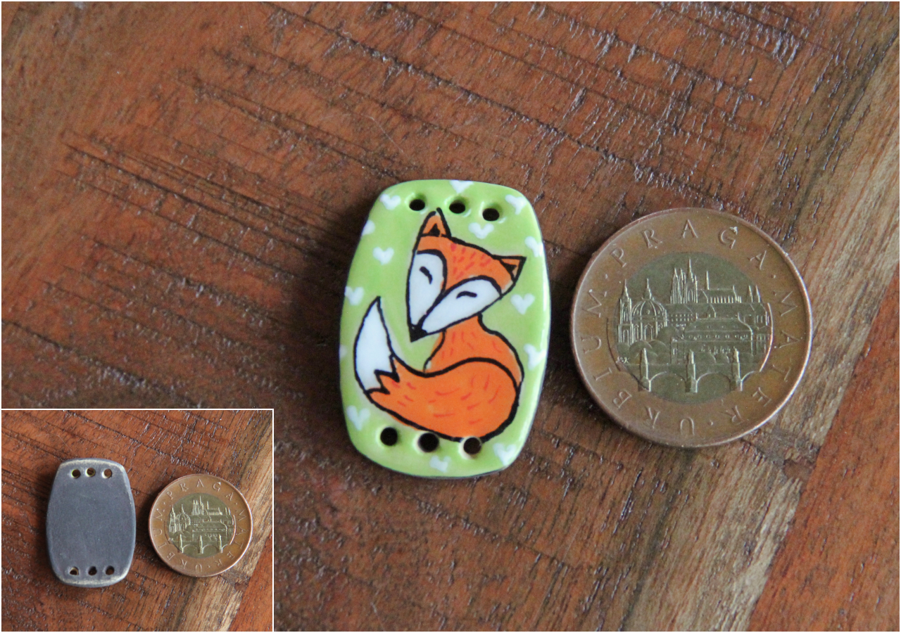 Fox Ceramic Bracelet Bar