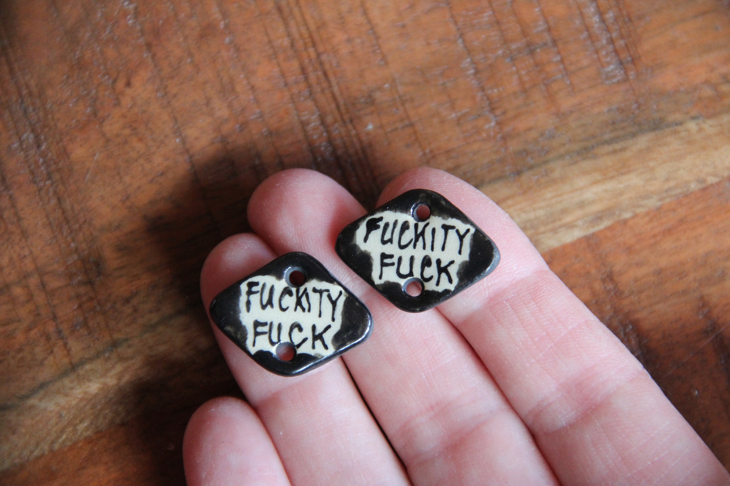 F***ITY F*** - a pair of ceramic CONNECTORS