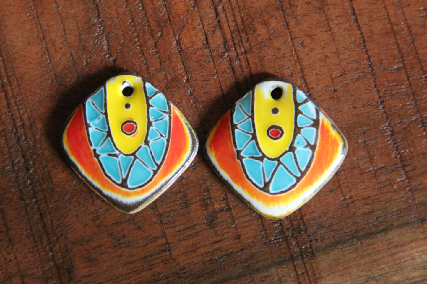 Earring Pair in Vibrant Colors