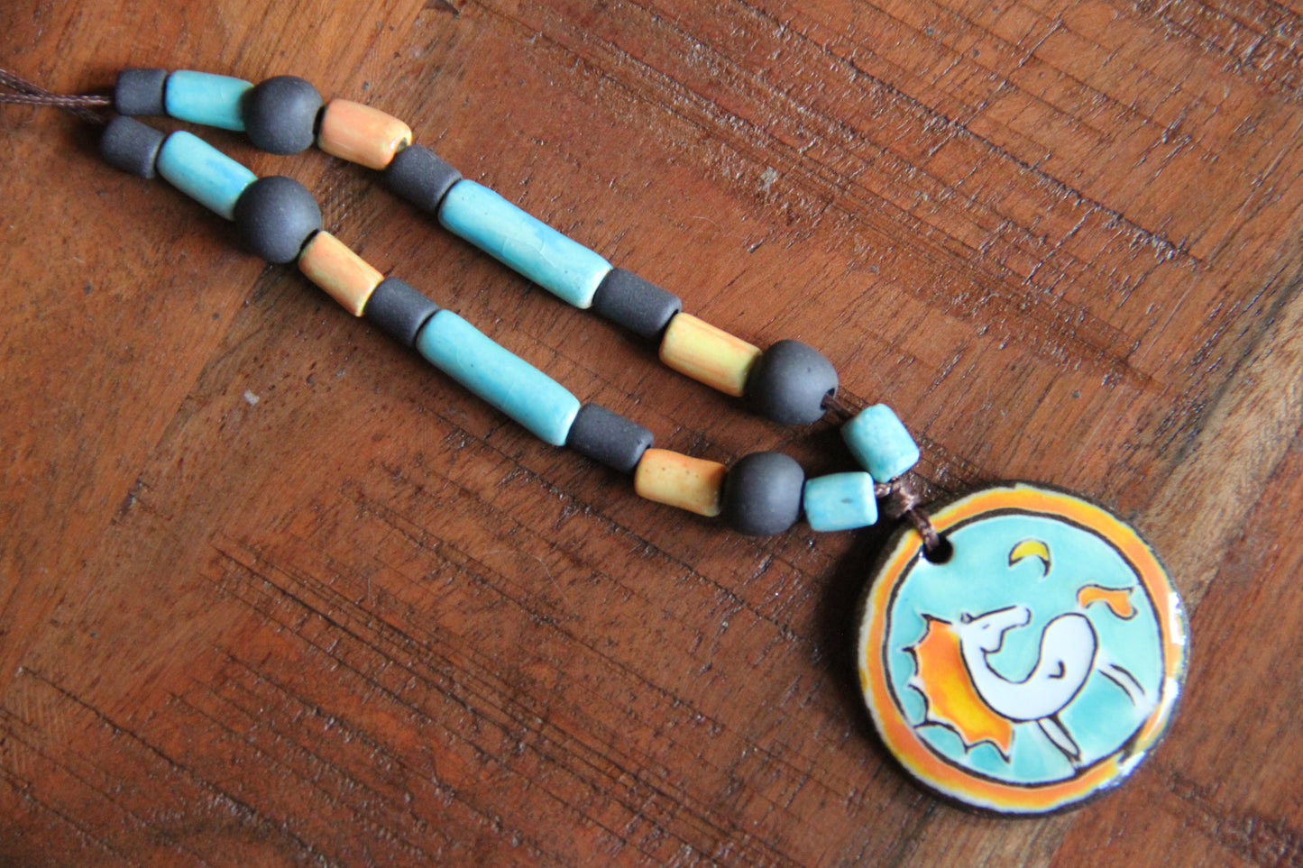 Horse under the Moon - Necklace Set