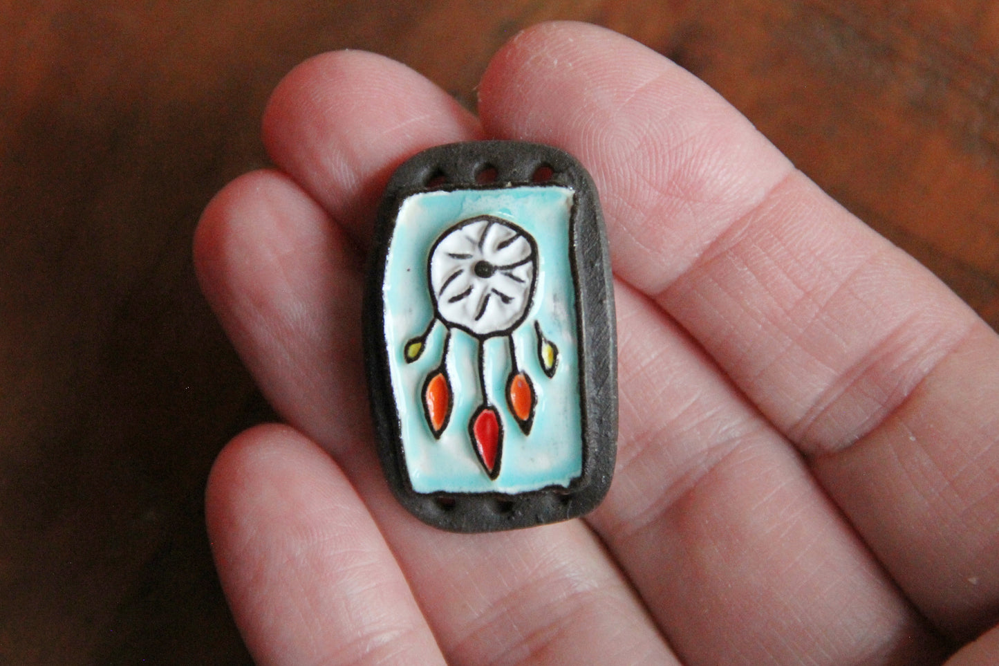 DREAMCATCHER... handmade ceramic bracelet bar