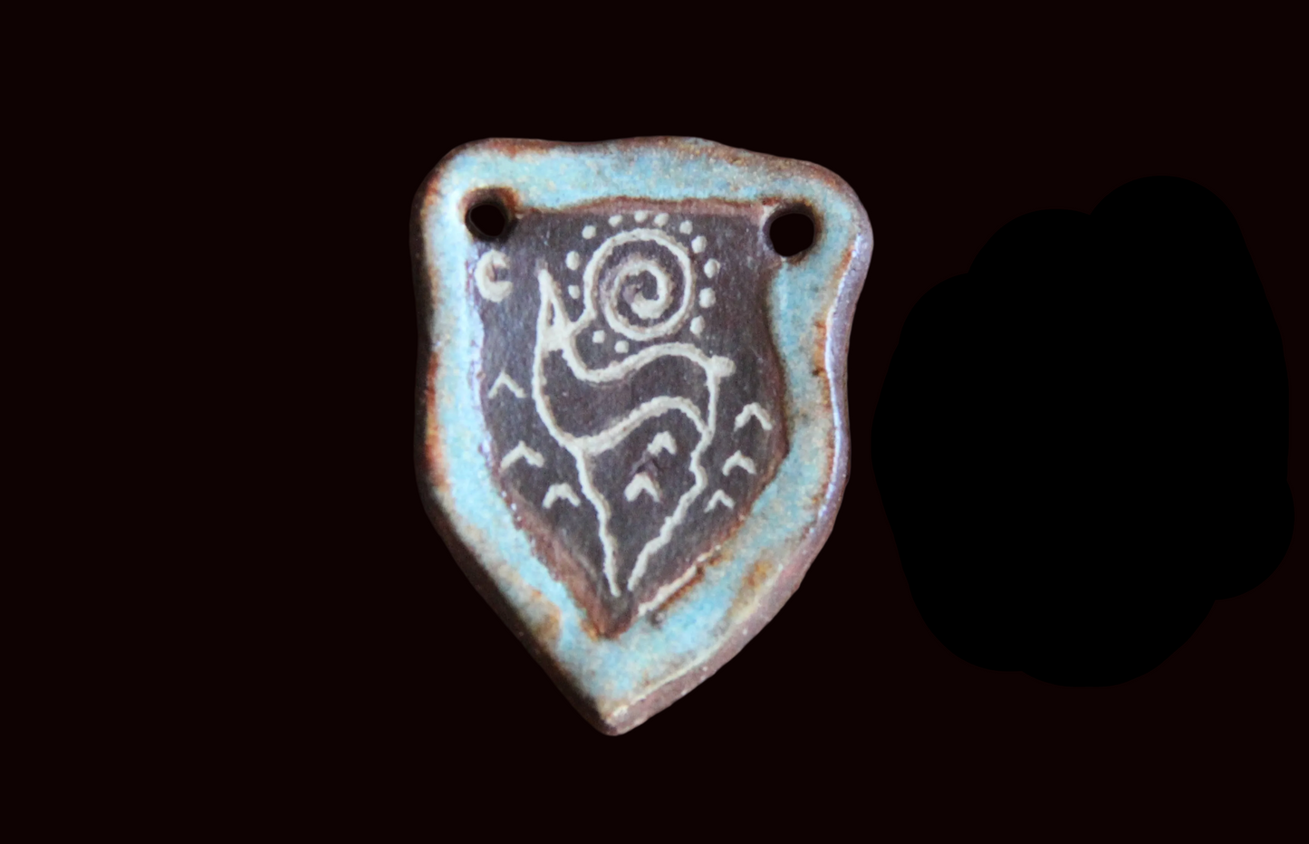 Rustic Stoneware Pendant