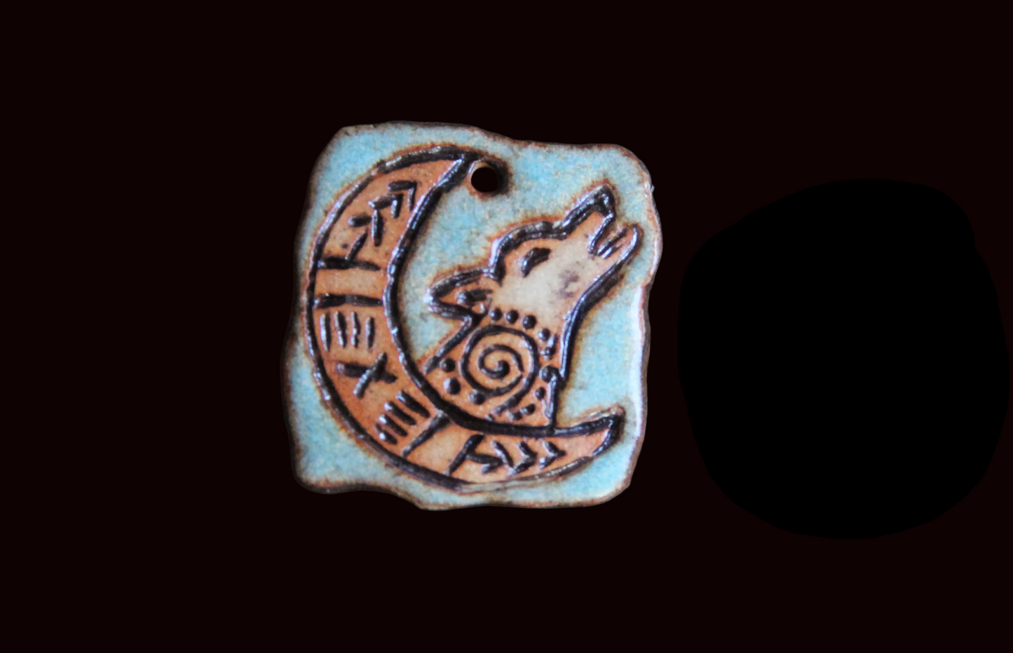 Rustic Stoneware Pendant