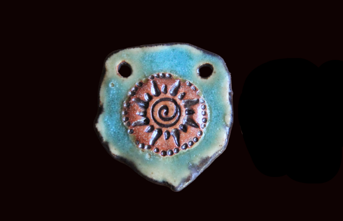 Rustic Stoneware Pendant