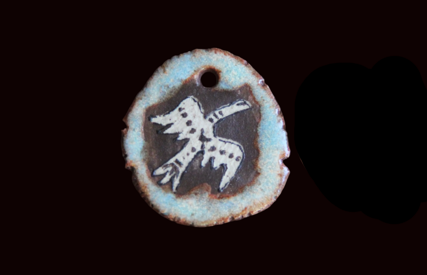 Rustic Stoneware Pendant