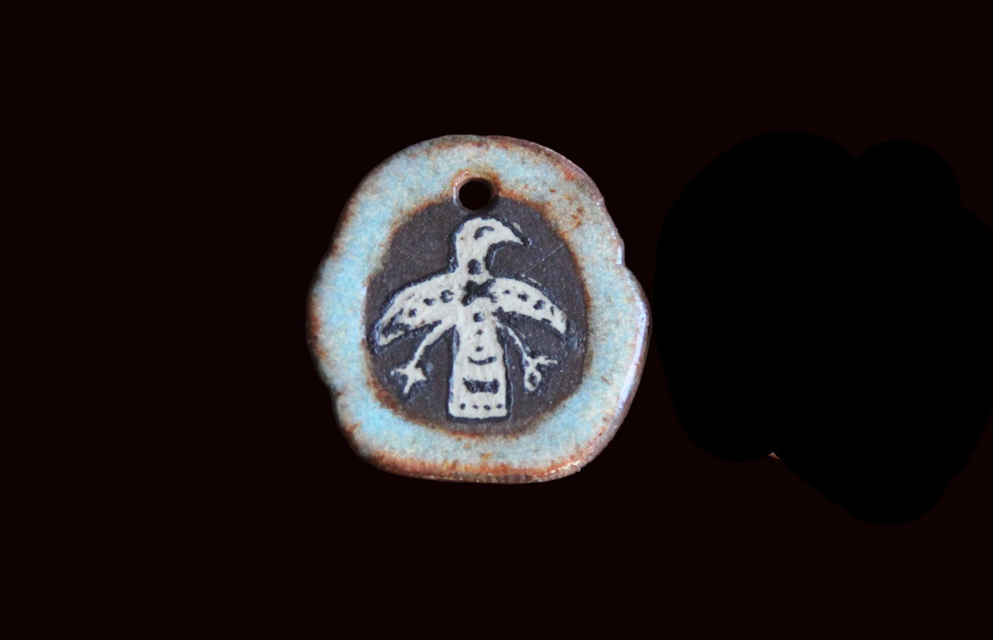 Rustic Stoneware Pendant