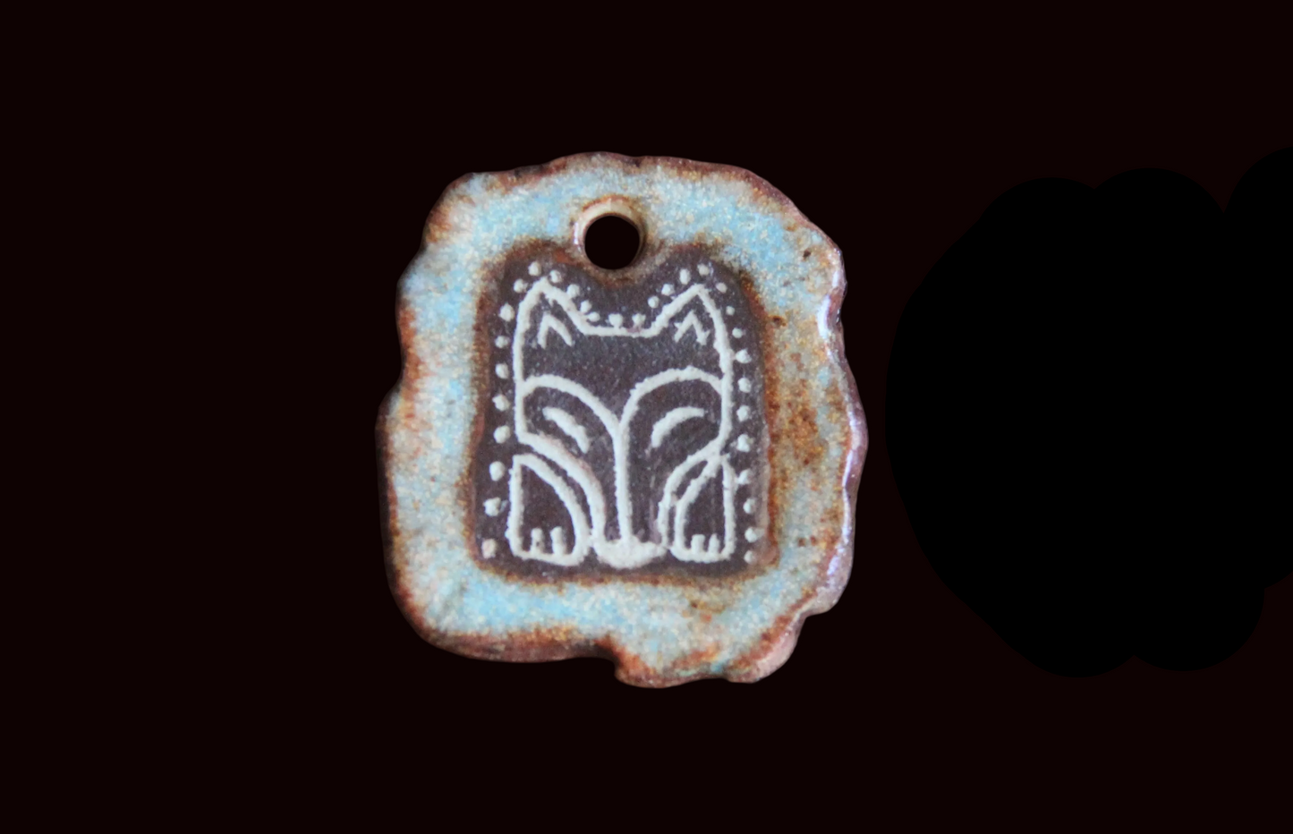 Rustic Stoneware Pendant