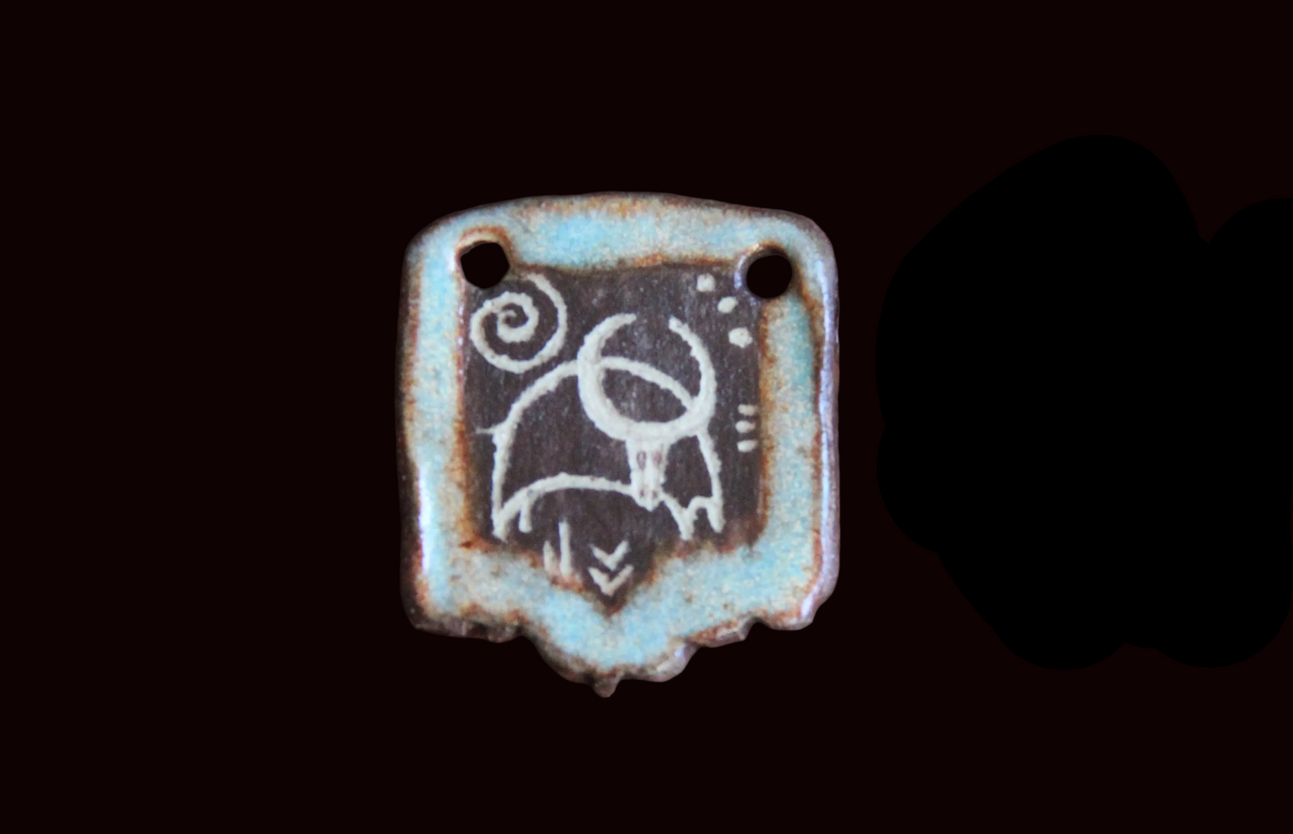 Rustic Stoneware Pendant