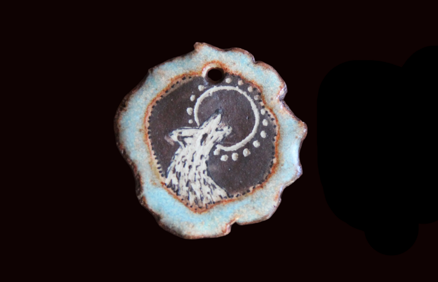 Rustic Stoneware Pendant