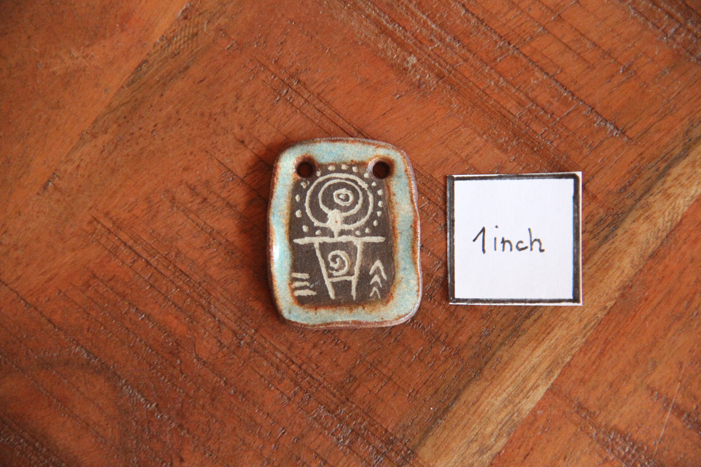 Rustic Stoneware Pendant