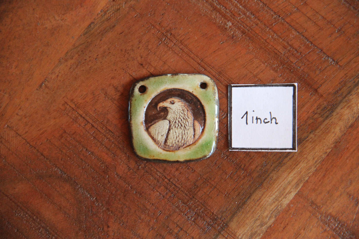 Eagle... rustic focal pendant