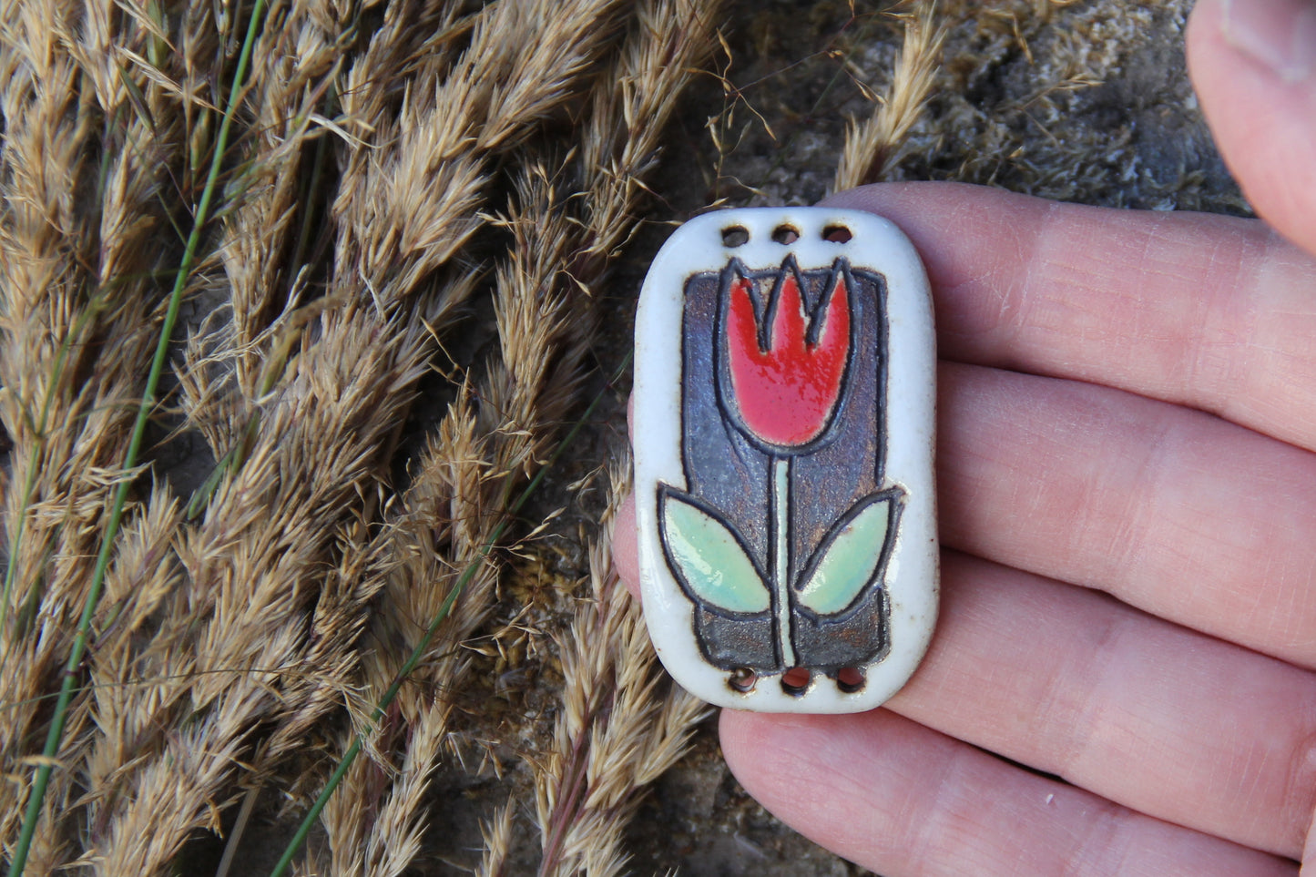 Tulip Flower - bracelet bar