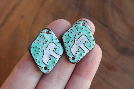 PEACE DOVE ceramic CONNECTORS