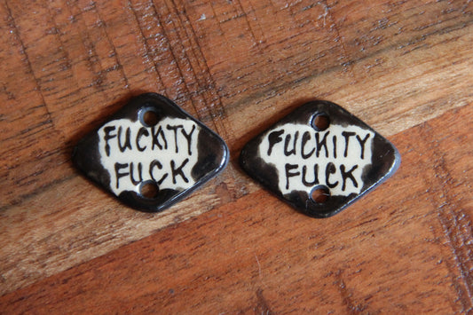 F***ITY F*** - a pair of ceramic CONNECTORS