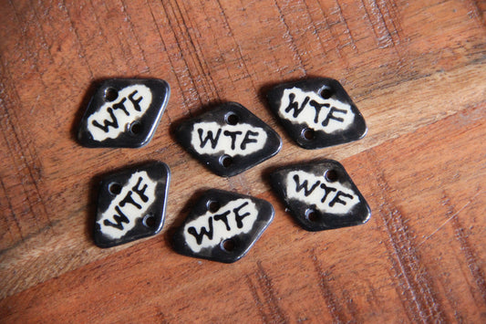 WTF - a pair of ceramic CONNECTORS