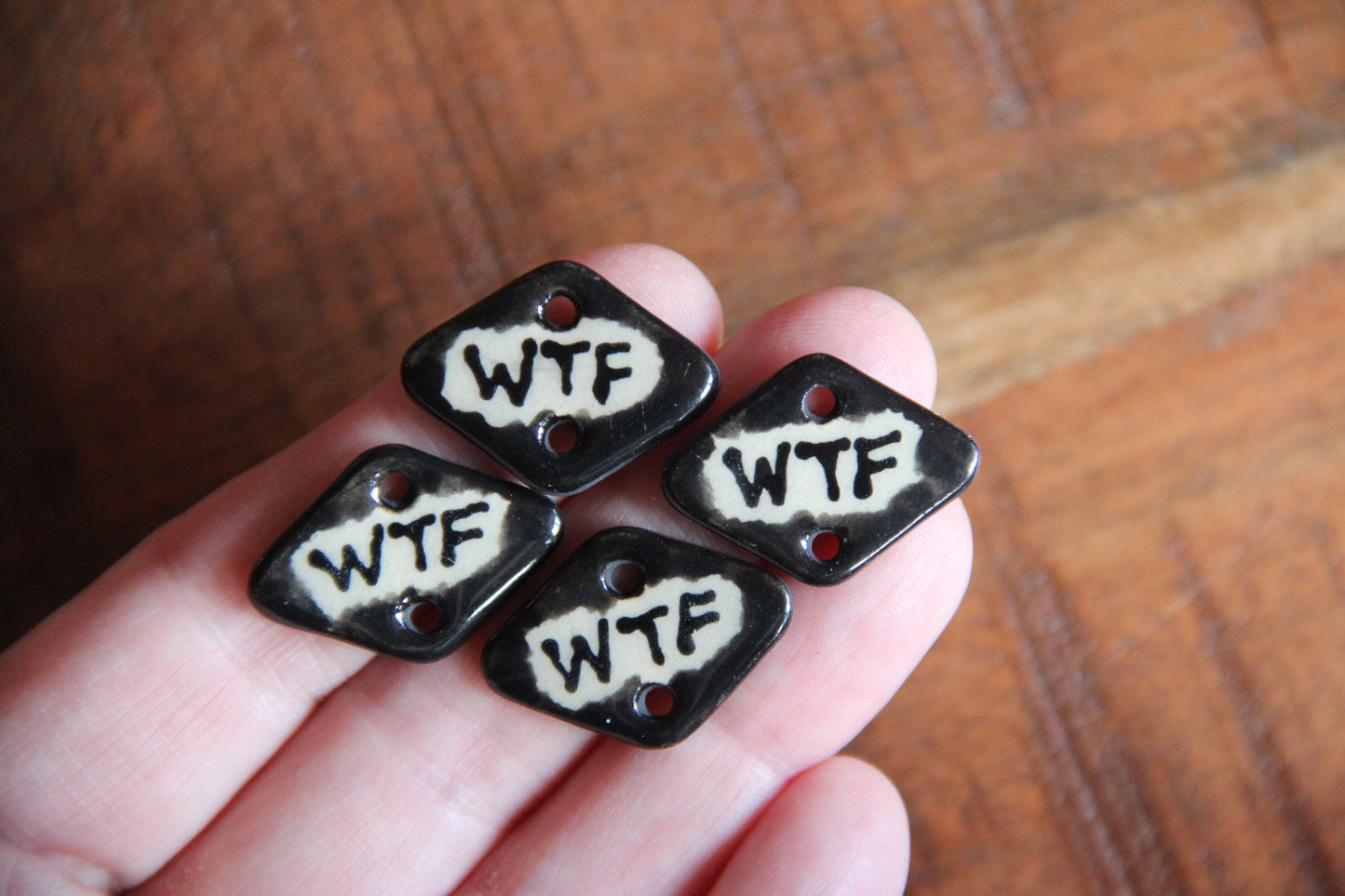 WTF - a pair of ceramic CONNECTORS