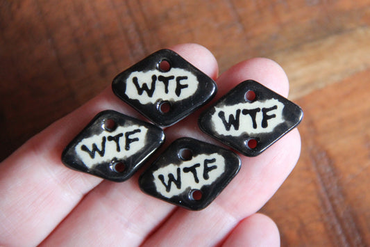 WTF - a pair of ceramic CONNECTORS