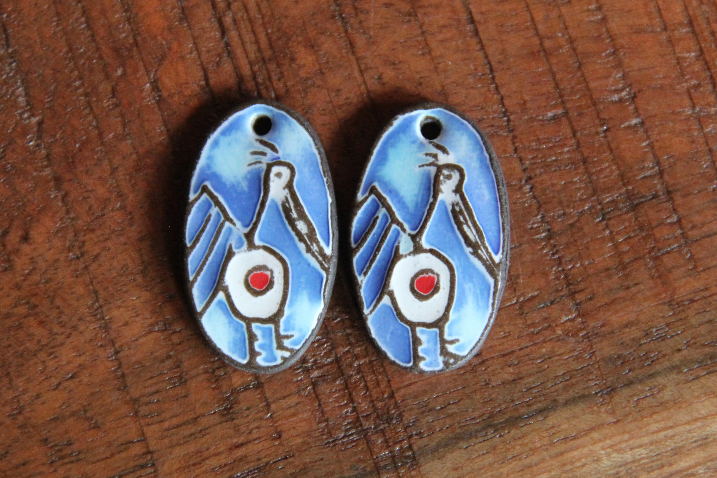 CRANE Earring Pair