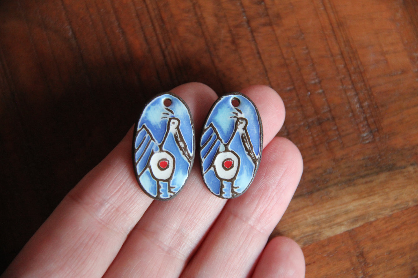 CRANE Earring Pair