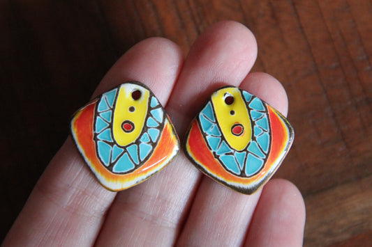 Earring Pair in Vibrant Colors