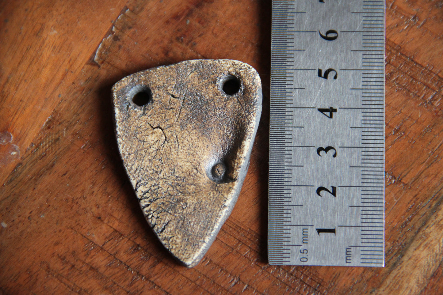 SALE - Rustic Stoneware Focal Pendant