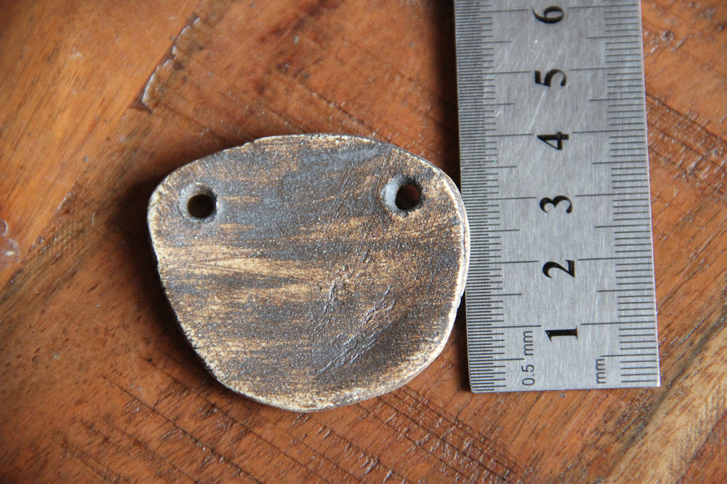 SALE - Rustic Stoneware Focal Pendant