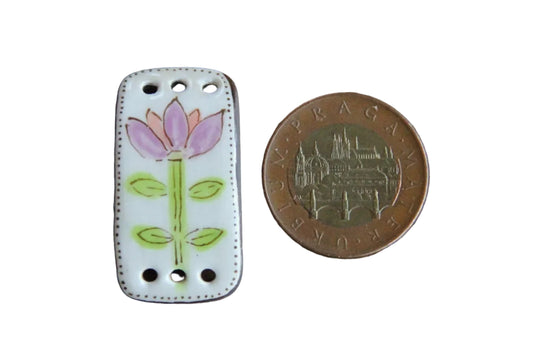 Flower Ceramic Bracelet Bar