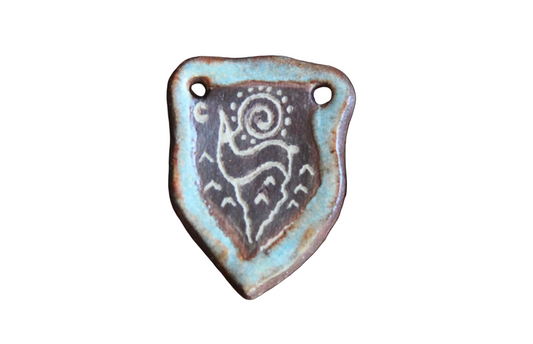 Rustic Stoneware Pendant