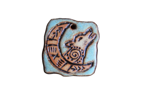 Rustic Stoneware Pendant