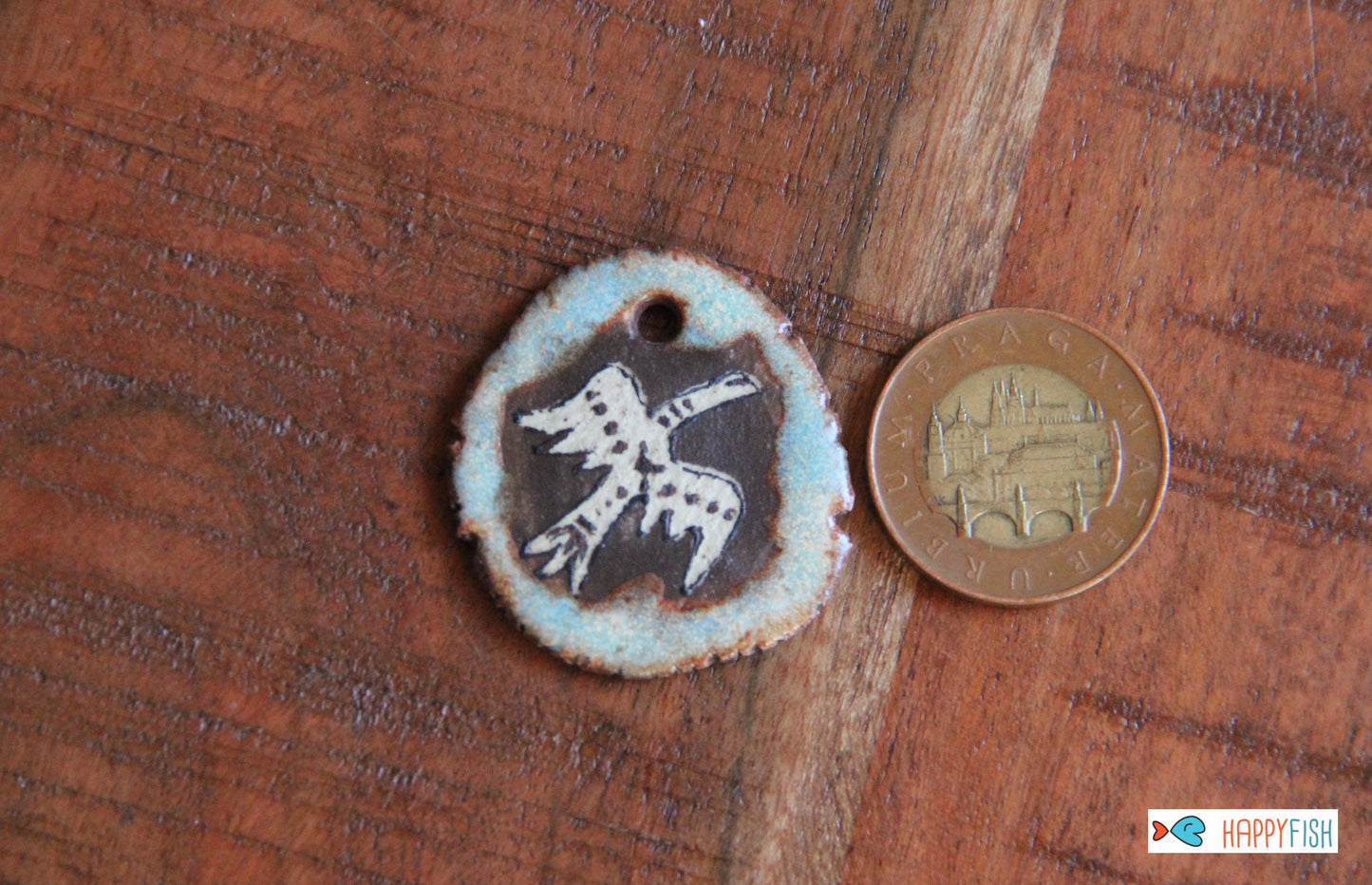 Rustic Stoneware Pendant