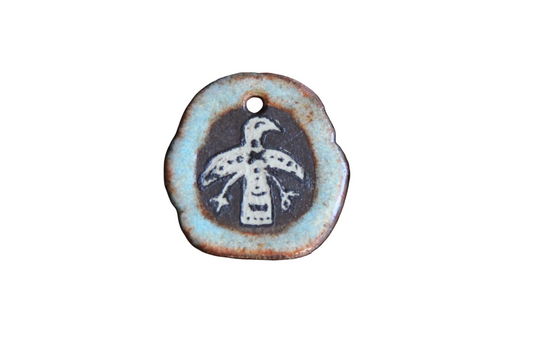 Rustic Stoneware Pendant