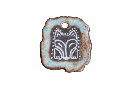 Rustic Stoneware Pendant