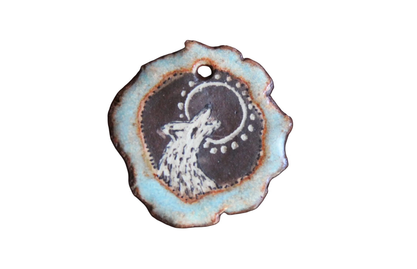 Rustic Stoneware Pendant