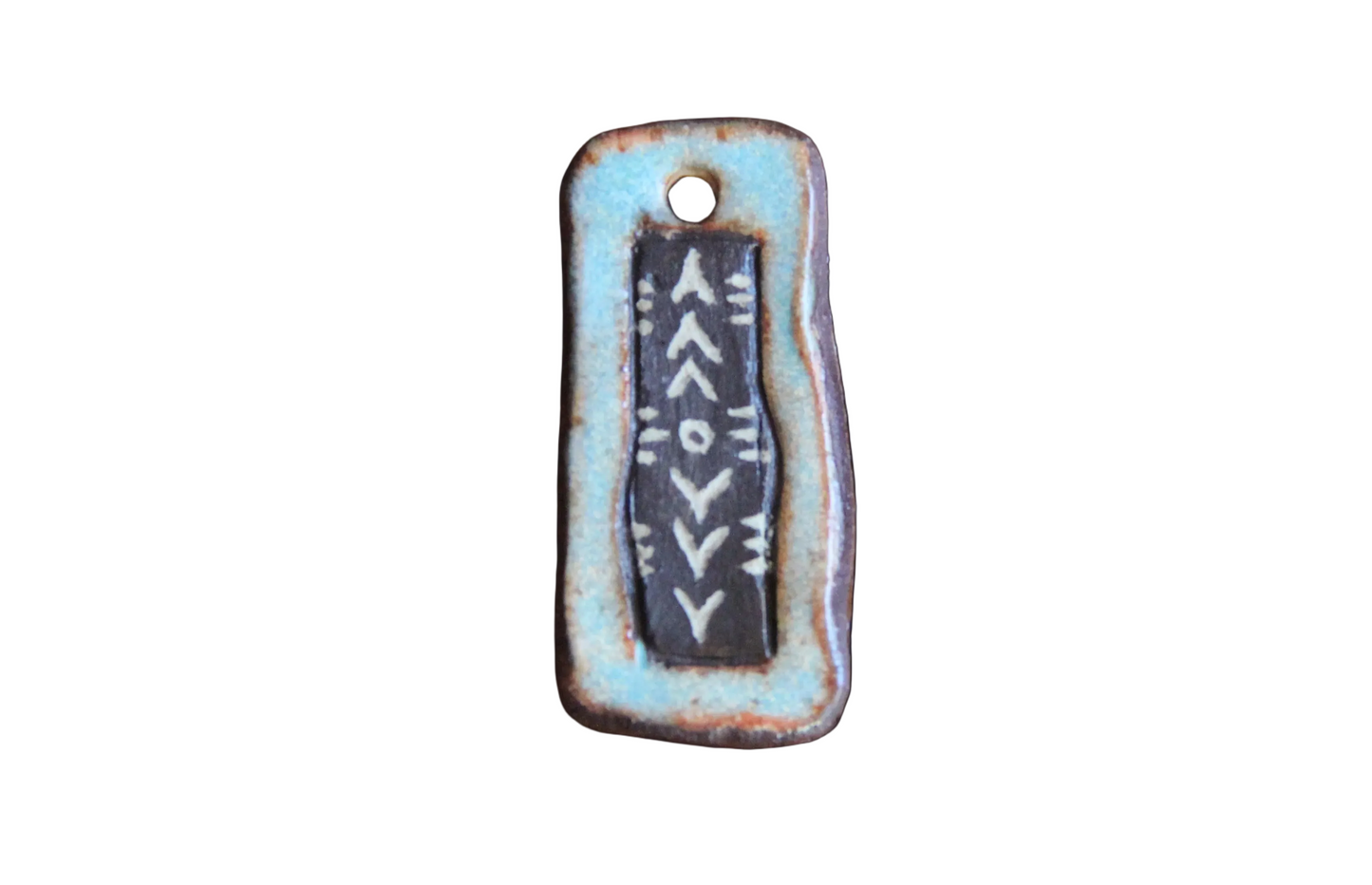 Rustic Stoneware Pendant