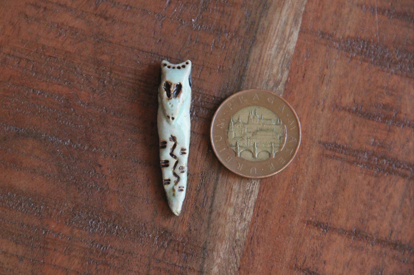 Let me be your Friend... Rustic Stoneware Pendant