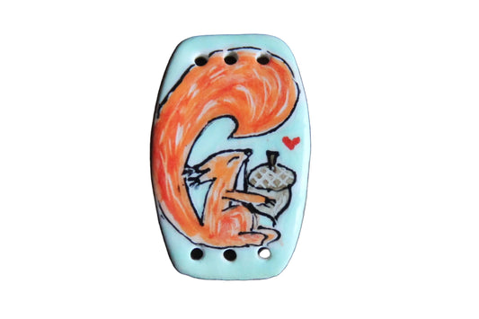 Squirrel Ceramic Bracelet Bar