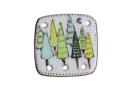 TREES ceramic FOCAL PENDANT