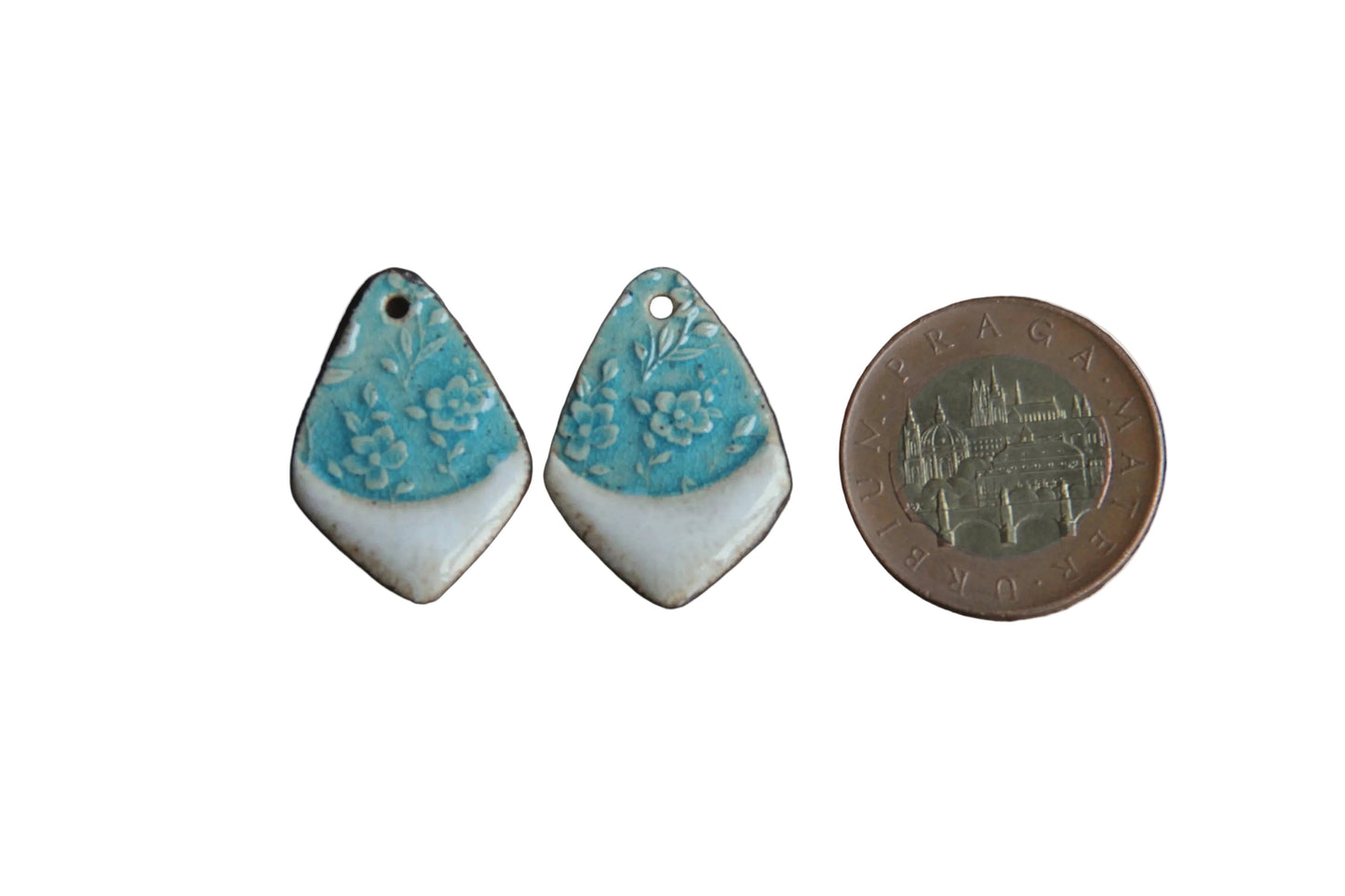 Earring dangles...