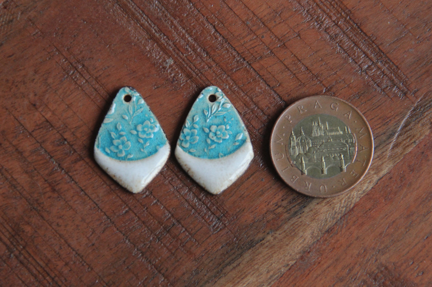 Earring dangles...