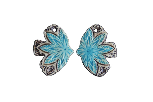 Earring dangles... rustic birdies