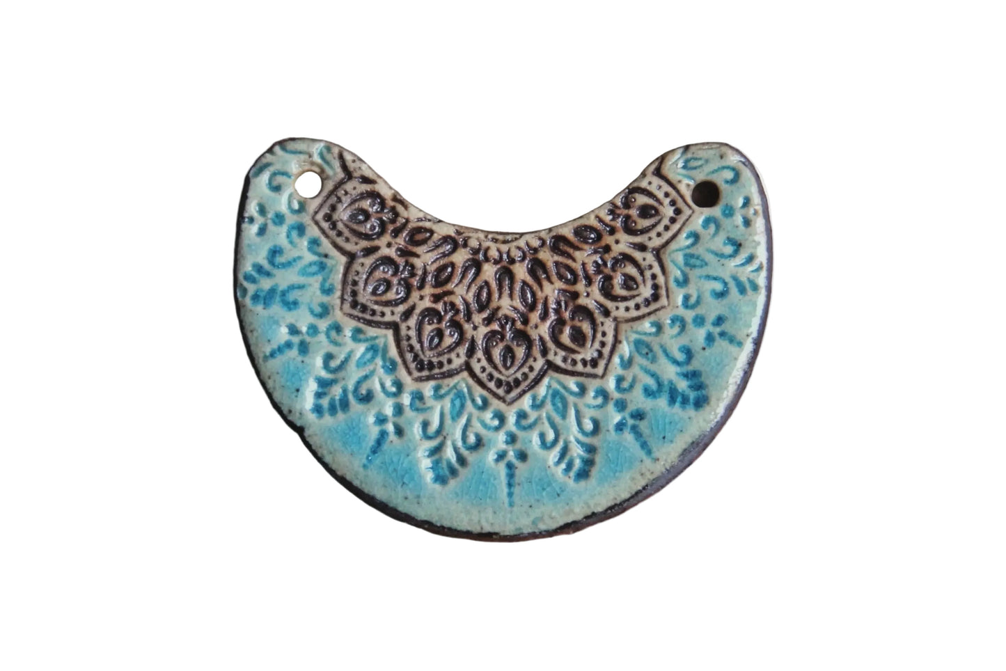 Rustic Stoneware Pendant