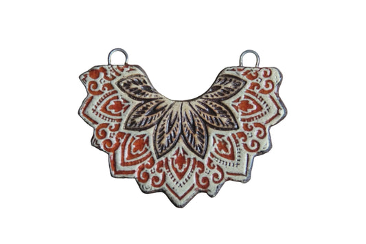 Rustic Stoneware Pendant