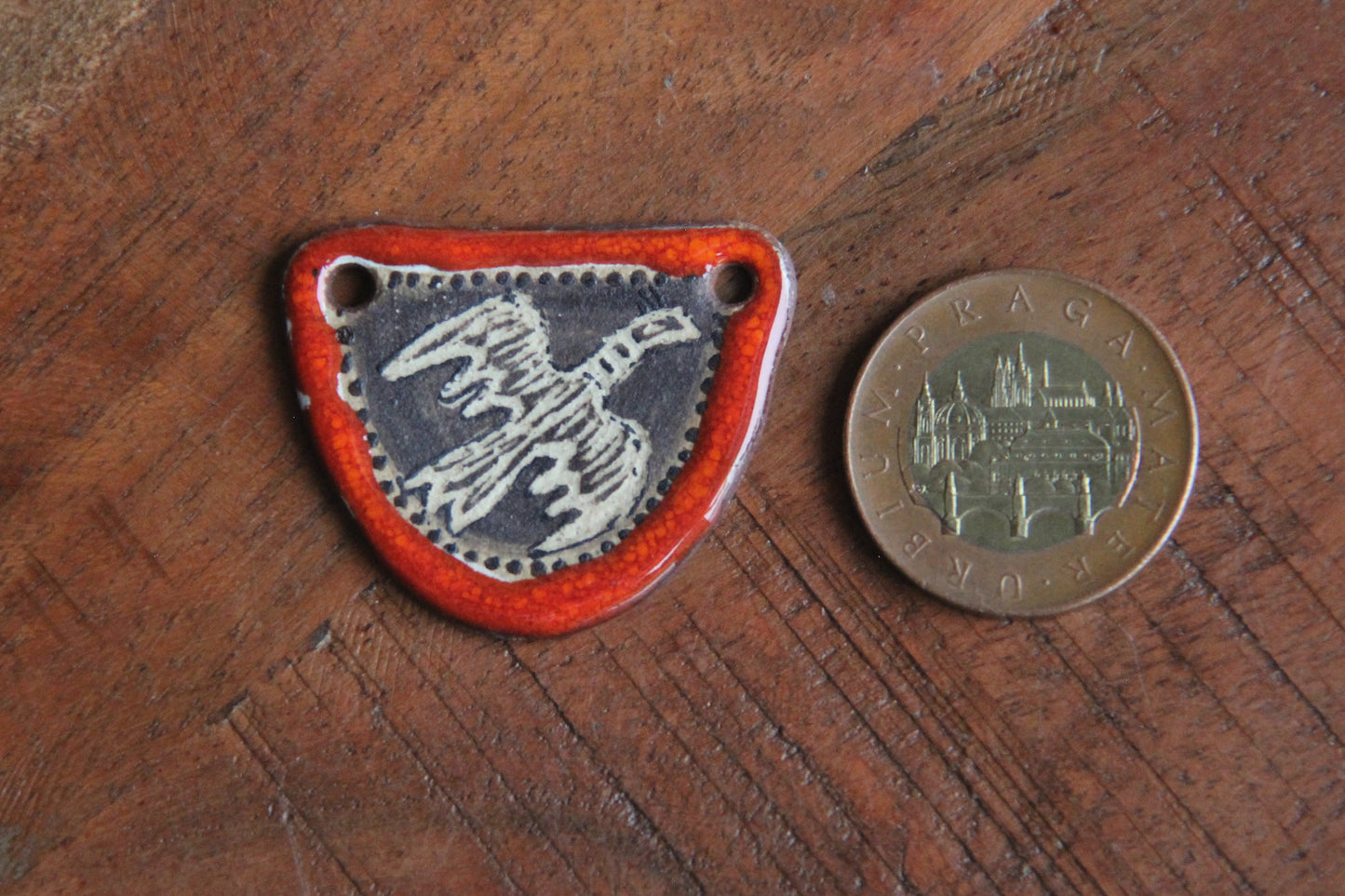 Rustic Stoneware Pendant