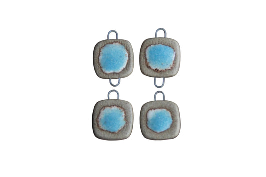 Set of 4 reversible beads - earring set