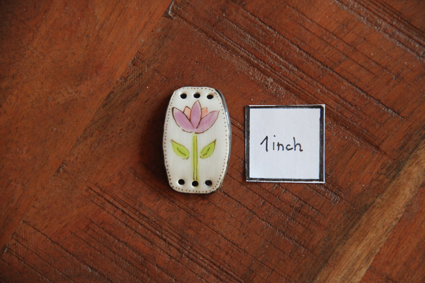 Flower Ceramic Bracelet Bar