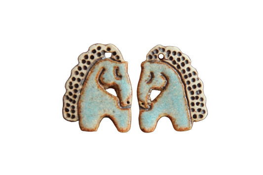 Rustic Horses Earring Pair