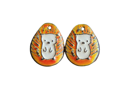 HEDGEHOGS Earring Pair