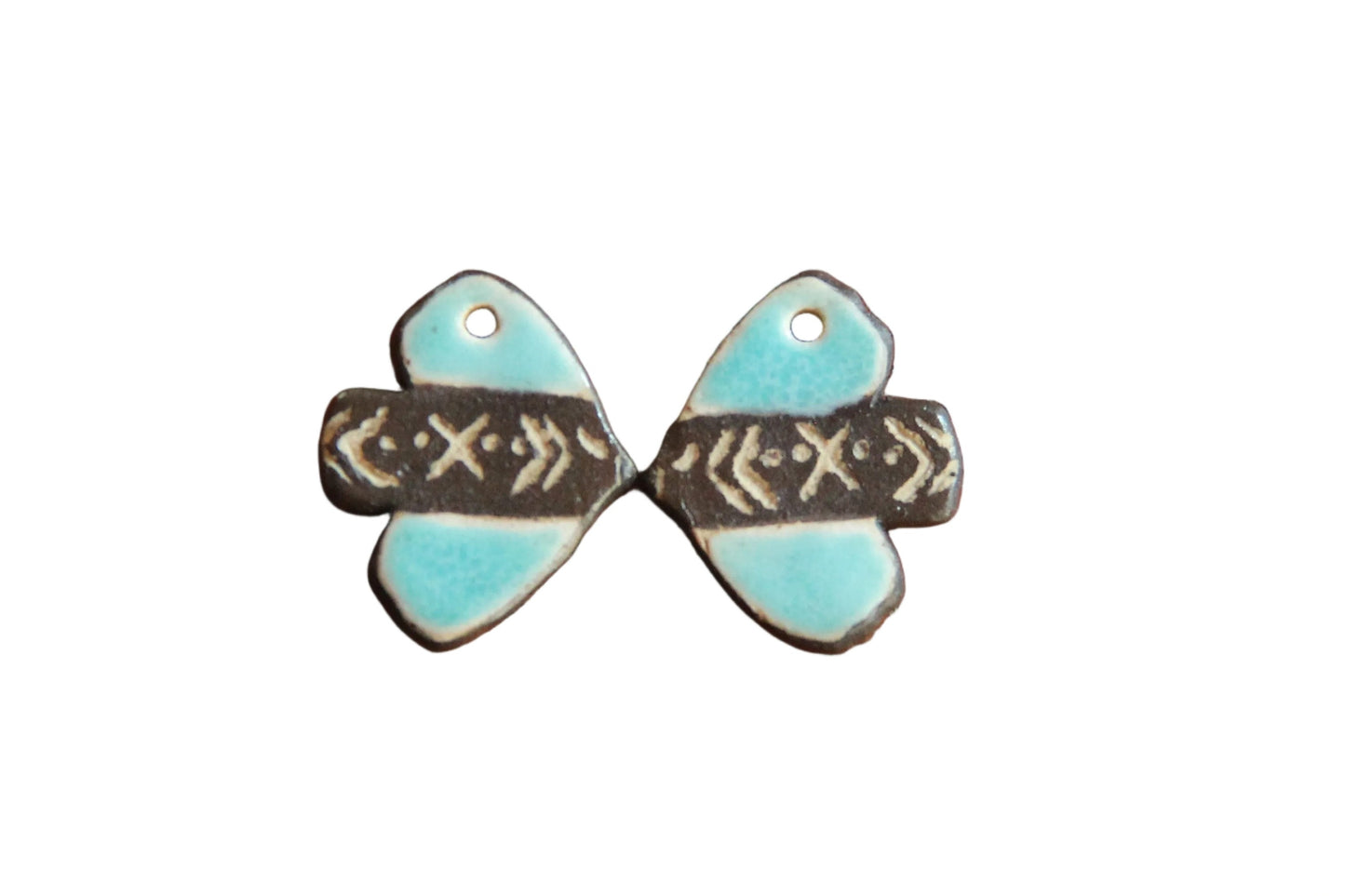 BIRDS... very lightweight ceramic earring dangles