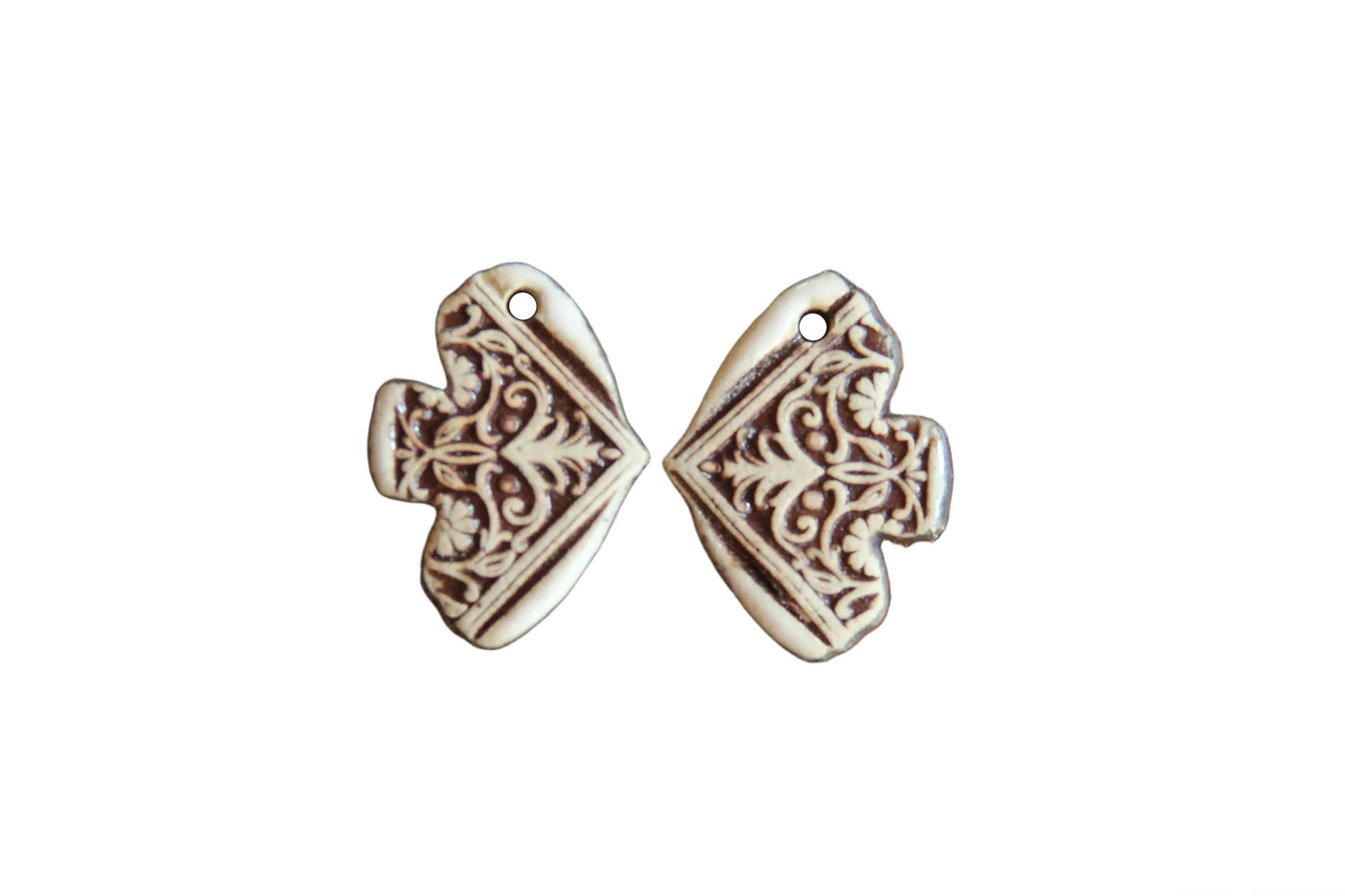 BIRDS... very lightweight ceramic earring dangles